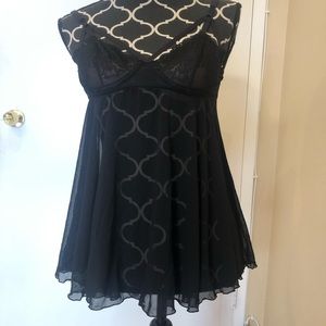 Victorias’s Secret Black Sheer Babydoll